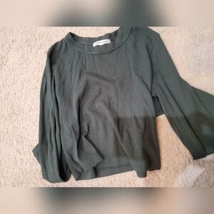 Cotton Citizen Forest Green Knit Top